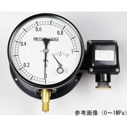 マイクロスイッチ接点付圧力計(150Φ)