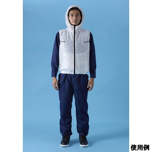 使い切り空調服ジャンパー(ベスト)LL