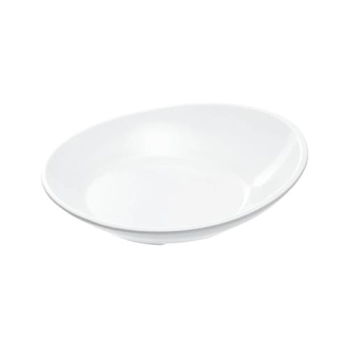 21cmスロープディッシュ 白 BY−2