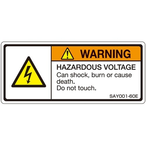 ISO規格準拠ラベル HAZARDOUS