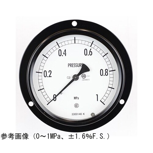 密閉型圧力計(100Φ) 埋込形D枠(取