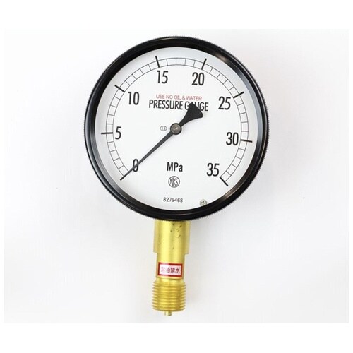 密閉型圧力計(100Φ) 禁油禁水 立形