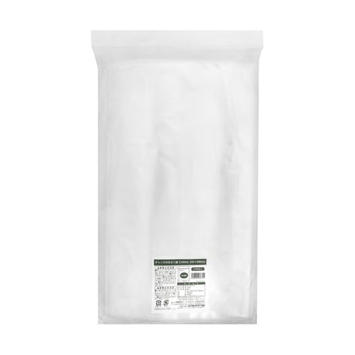 チャック付きポリ袋0.04mm W340