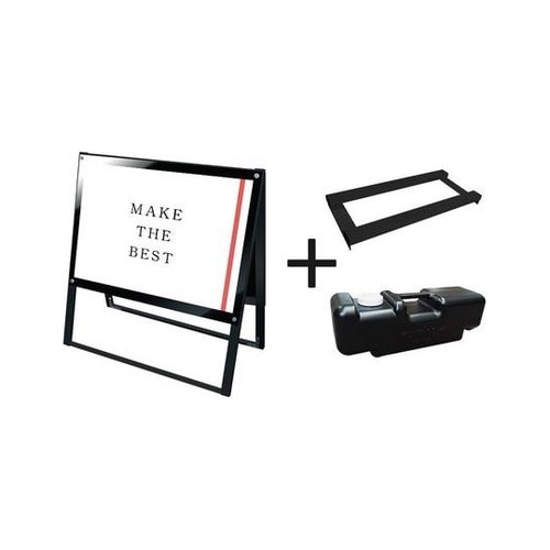 ブラックポスター用スタンド看板 A1横両