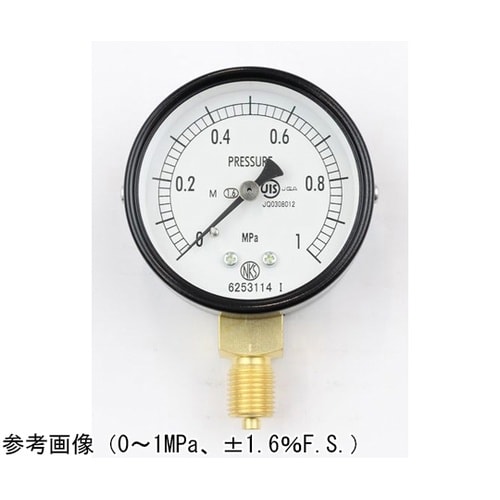 普通形圧力計(Φ60) 立形A枠 蒸気用