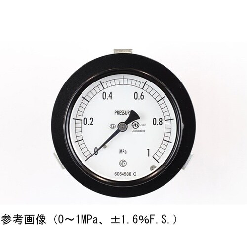 普通形圧力計(Φ75) 埋込形D枠(取付