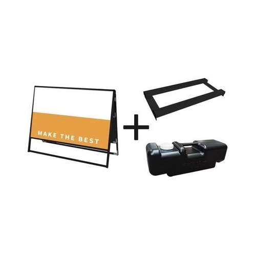 ブラックバリウススタンド看板 アルミ複合