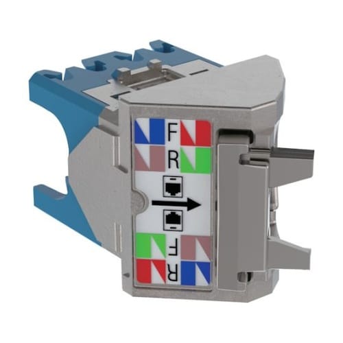 カテゴリ6A 左右45度シールドアングル