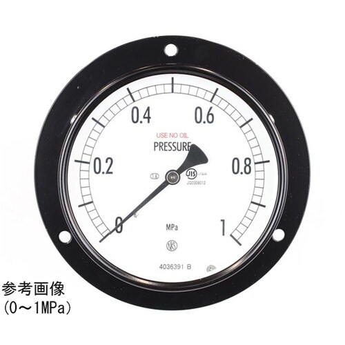 普通形圧力計(Φ100) 禁油 埋込形D