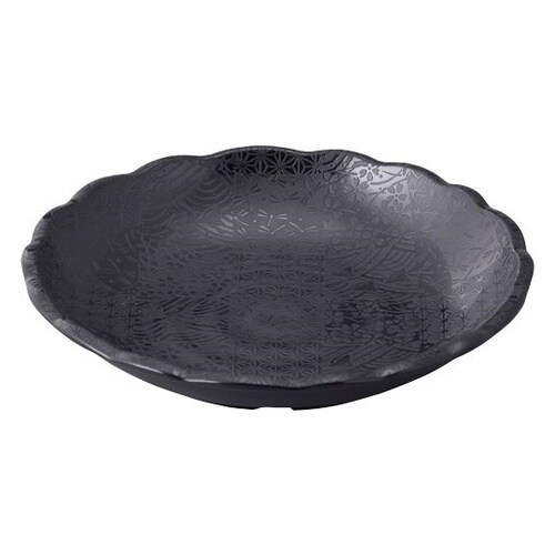 幻彩主菜皿 黒 SJ−85−BK