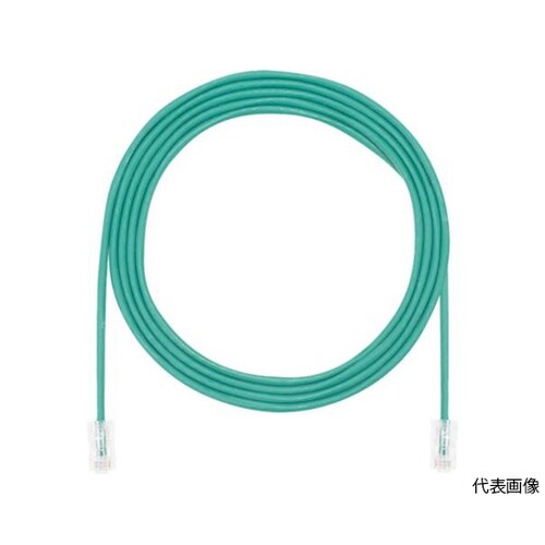 カテゴリ5E細径パッチコード 3m 緑