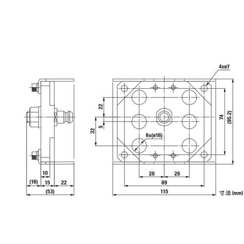 マルチカプラMAM−B型(プラグ)6ポー
