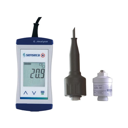 コンパクトO2濃度計 本体+センサ(0ー