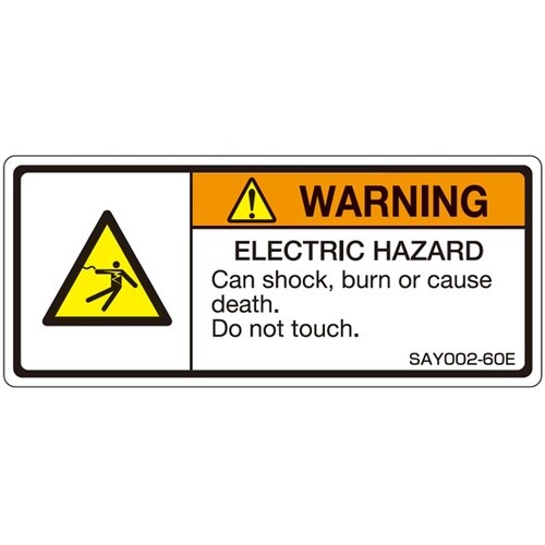 ISO規格準拠ラベル ELECTRIC