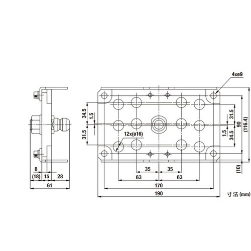 マルチカプラMAM−A型(プラグ)12ポ