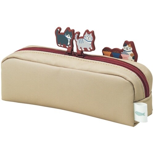 にゃんシーン ボックスペンポーチ ビスケ