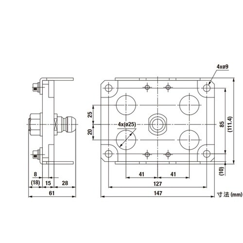 マルチカプラMAM−A型(プラグ)4ポー