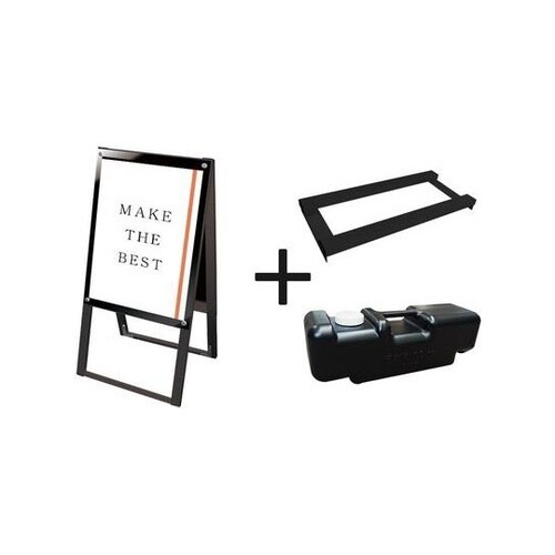 ブラックポスター用スタンド看板マグネジ