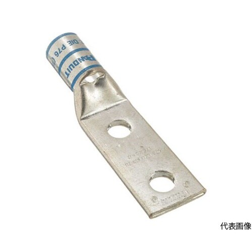 銅製圧縮端子 2穴 電線サイズ AWG6