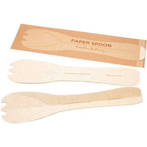 エコシリーズ 紙カトラリー先割スプーン