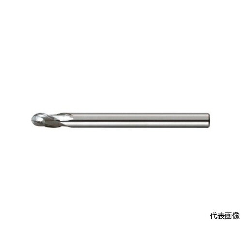超硬エンドミル ボール R0.4×刃長1
