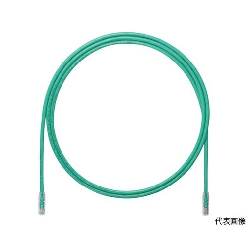 カテゴリ6細径パッチコード 3m 緑 U