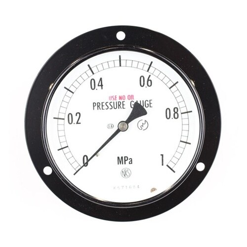 普通形圧力計(Φ100) 禁油 埋込形D