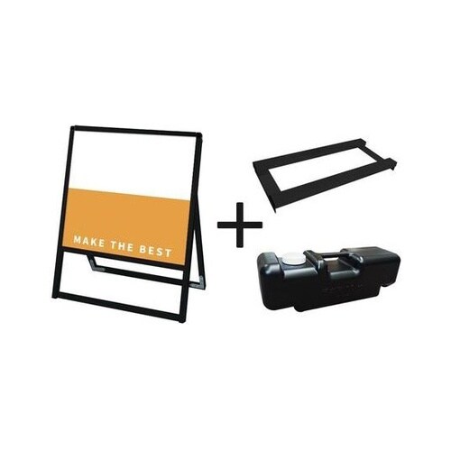 ブラックバリウススタンド看板 アルミ複合