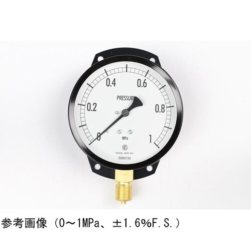 普通形圧力計(Φ100) 立形C枠 1M