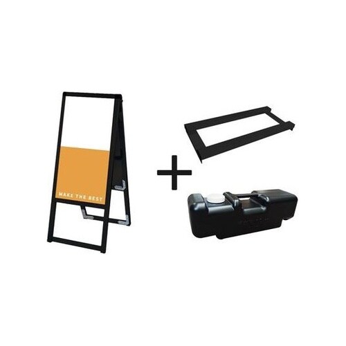 ブラックバリウススタンド看板 アルミ複合