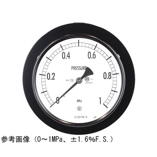 普通形圧力計(Φ100) 埋込形D枠(取