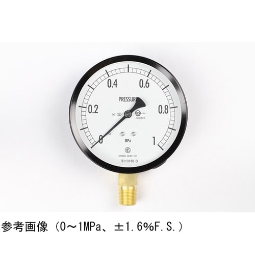 普通形圧力計(Φ100) 立形A枠 蒸気