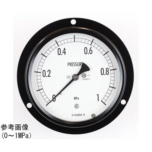 密閉型圧力計(100Φ) 埋込形D枠(取