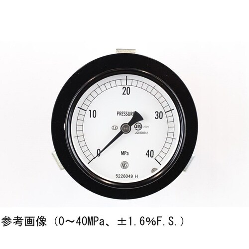 普通形圧力計(Φ75) 埋込形D枠(取付