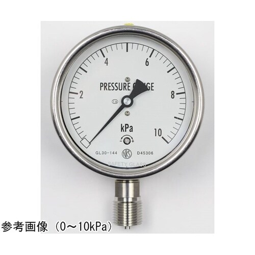 ステンレスケース微圧計(100Φ) 2.