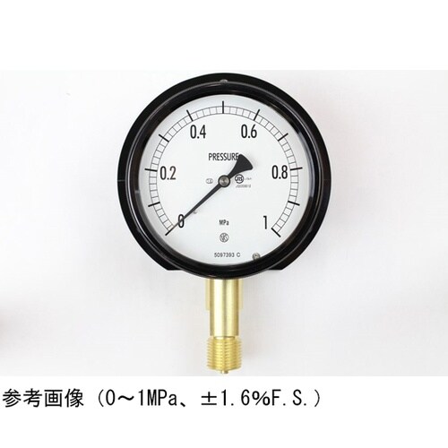 密閉型圧力計(100Φ) 立形B枠 2M