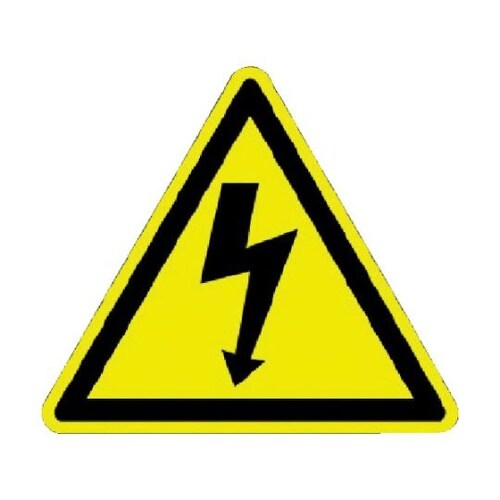 PESWB1Y ISO警告ラベル感電注意