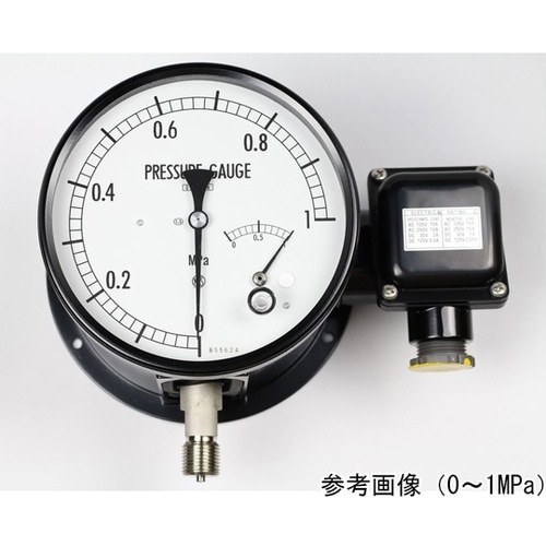 マイクロスイッチ接点付圧力計(150Φ)