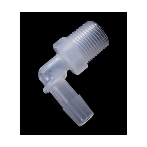 PP R3/8オスネジ付きL型アダプター