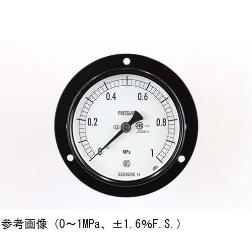 普通形圧力計(Φ75) 埋込形D枠(取付