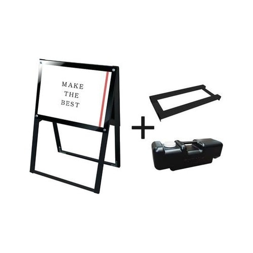 ブラックポスター用スタンド看板 A2横両