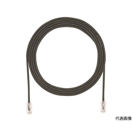 カテゴリ5E細径パッチコード 5m 黒