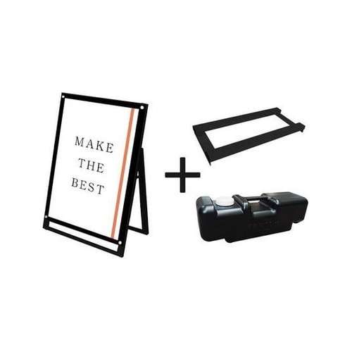 ブラックポスター用スタンド看板マグネジ