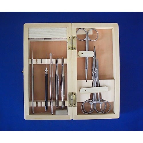 解剖セット 8点 木箱入り 550009