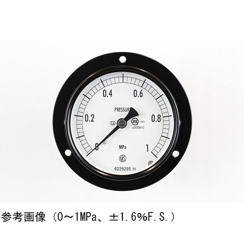 普通形圧力計(Φ75) 埋込形D枠(取付