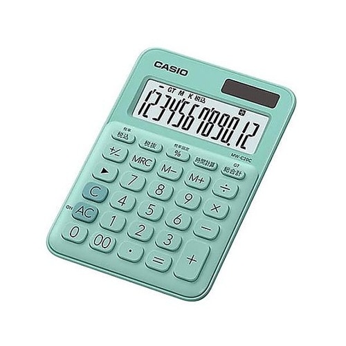 12桁 パーソナル計算機(ミントグリーン