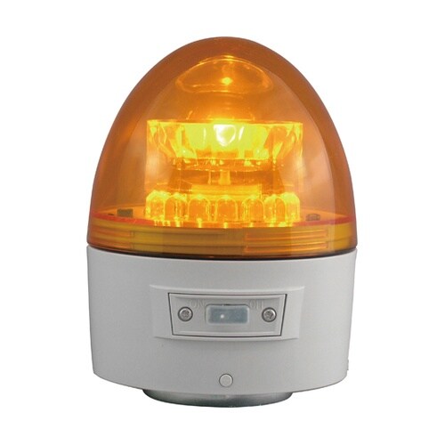 電池式回転灯 Φ118 ニコカプセル(黄