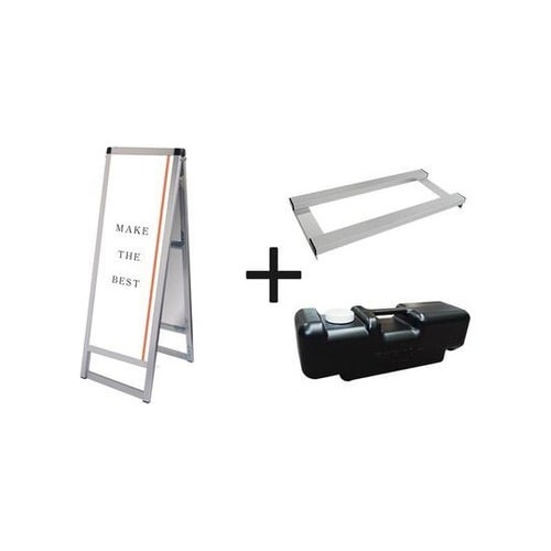 バリウススタンド看板 A3縦縦ロウ両面