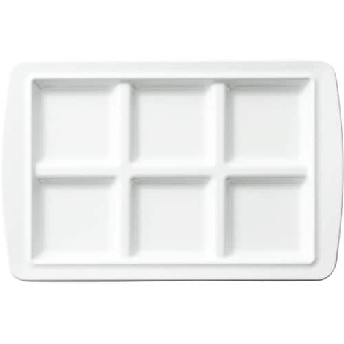 ロクプレート 白 CH−6−W