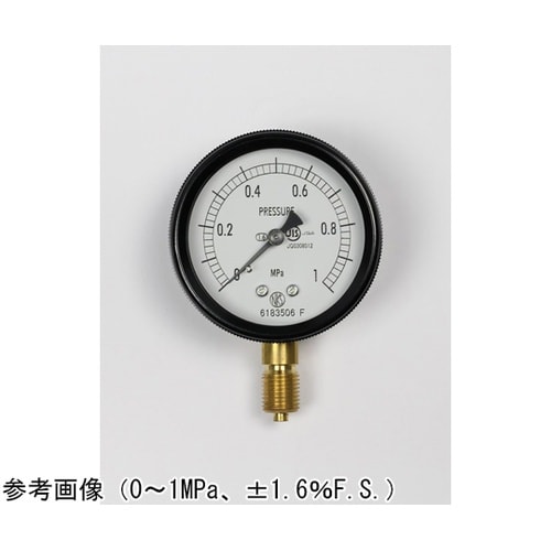 密閉型圧力計(60Φ) 立形A枠 耐振用